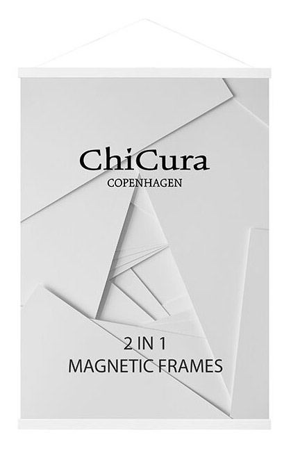 ChiCura Posterleiste Weiss 22cm