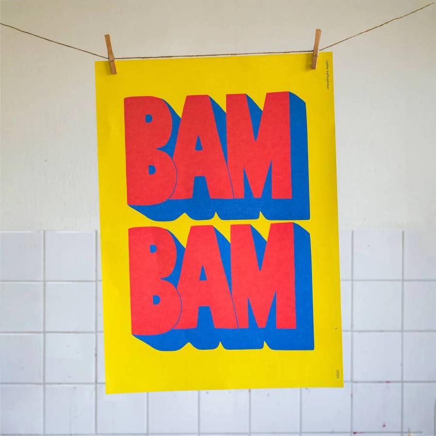 BAM BAM Poster (50x70cm)