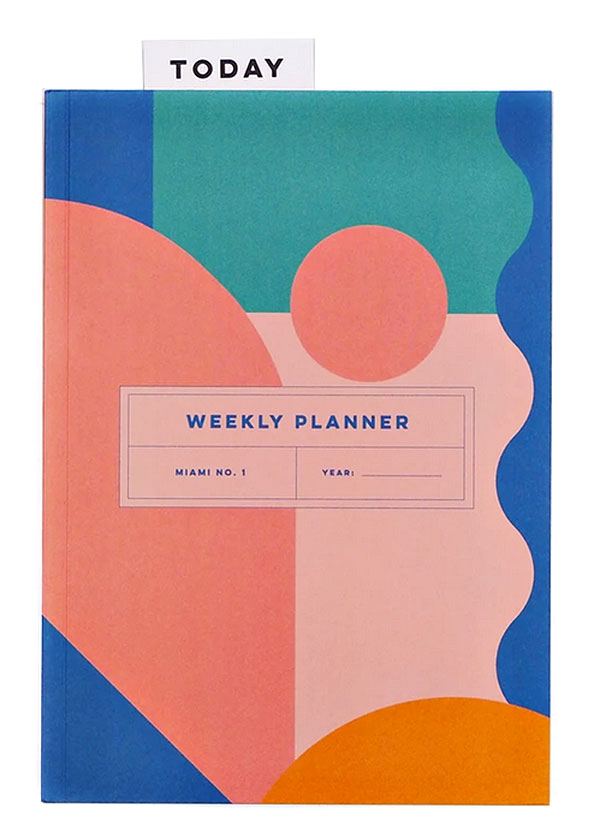 Miami No.1 Undated Weekly Planner Book