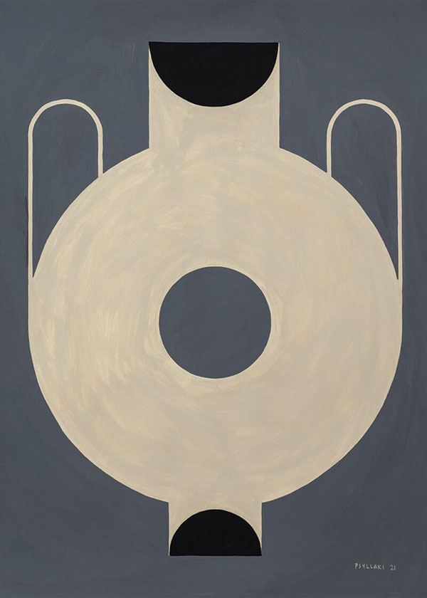 Circular Vase Poster (50x70cm)