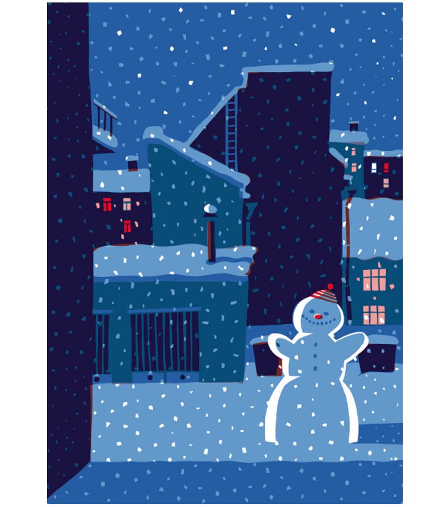 Lumiukko Postkarte