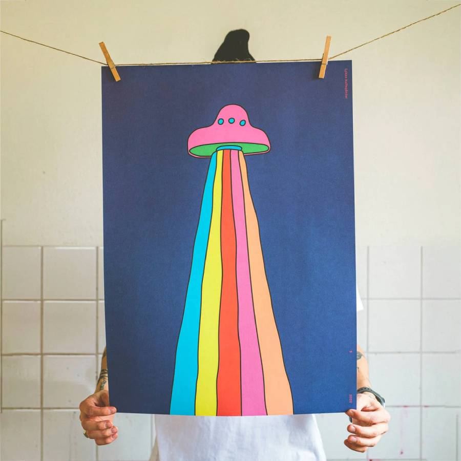 UFO Poster (50x70cm)