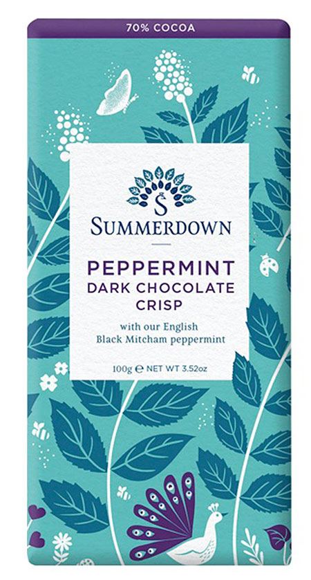 Summerdown Peppermint Dark Chocolate Crisp Bar