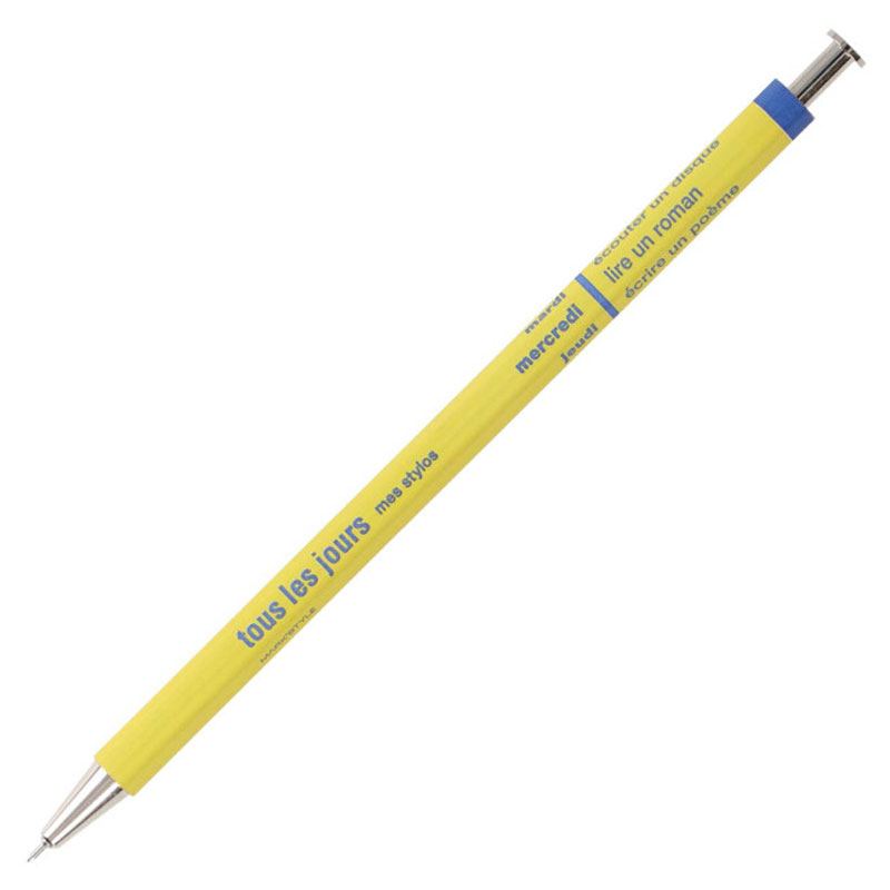 Ballpoint Pen DAYS // Mustard & Blue