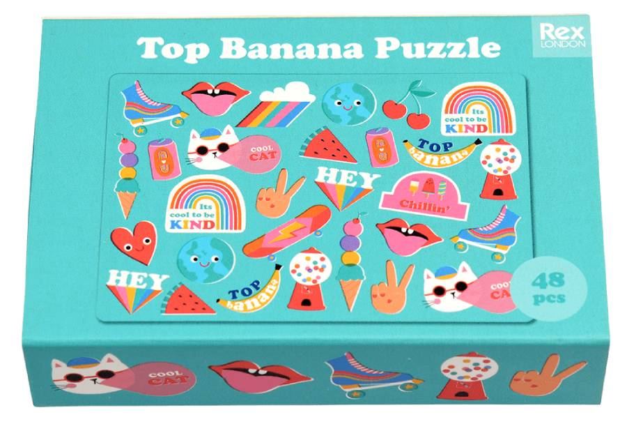 Mini-Puzzle Top Bananas