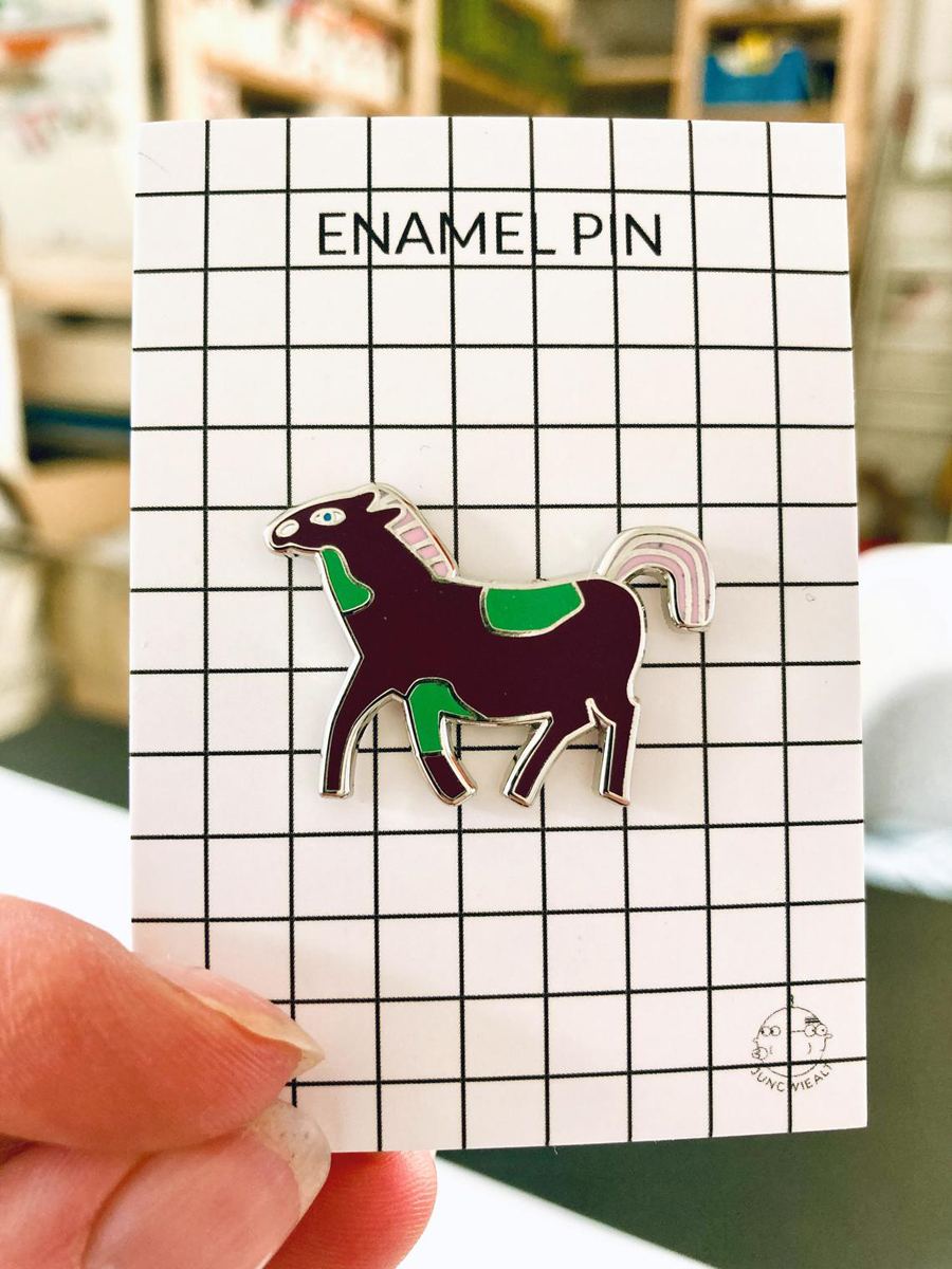 Sassy Pony Enamel Pin
