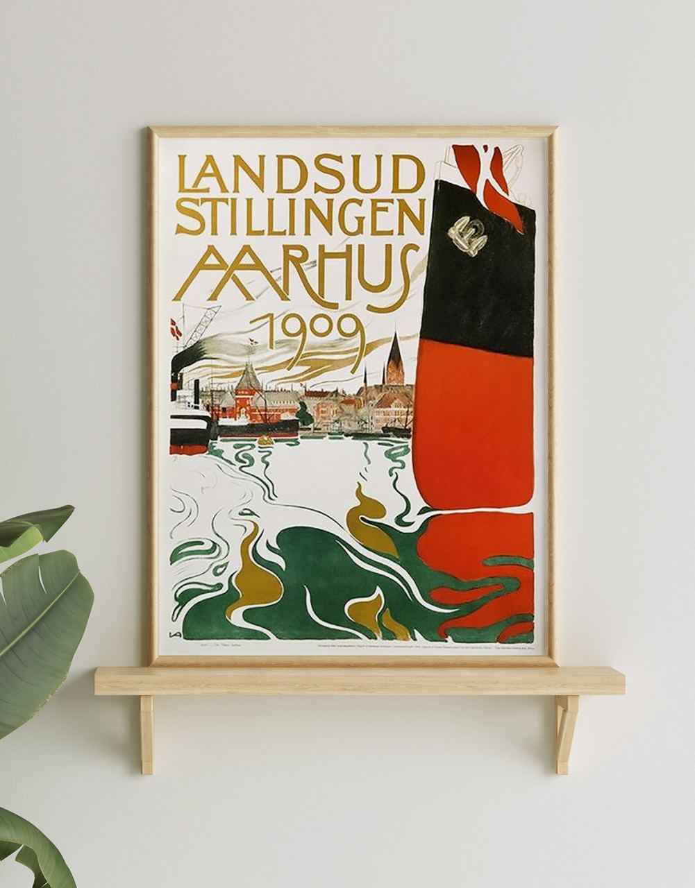 Aarhus 1909 Plakat (64,5 × 86 cm)