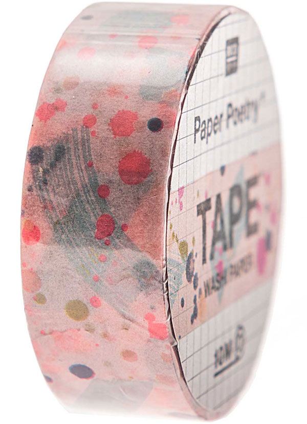 Paper Poetry Tape Crafted Nature gefleckt