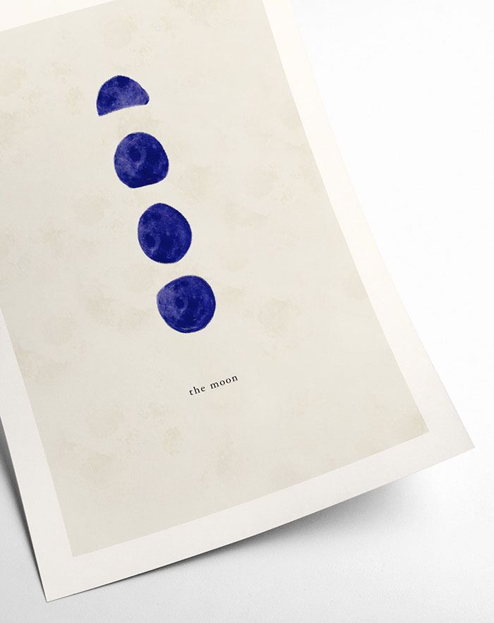 The Moon Poster (30x40cm)