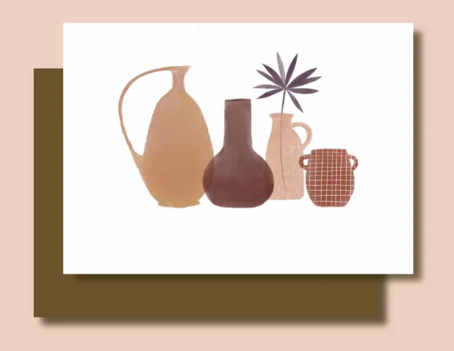 Jars & Vases Karte (mit Umschlag)