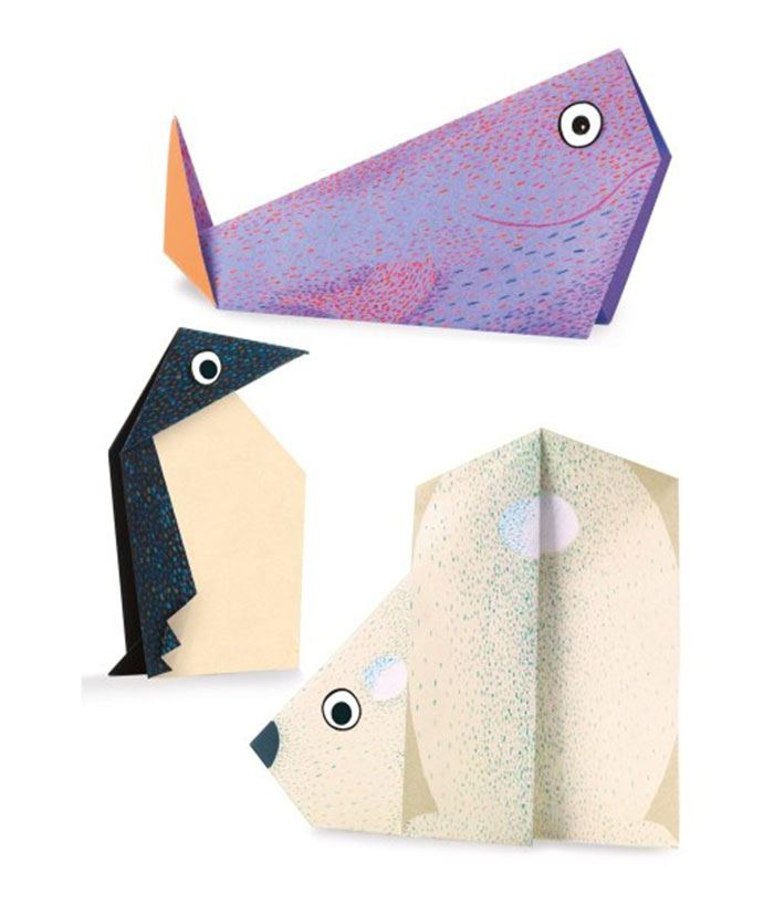 Origami Set: Tiere der Arktis