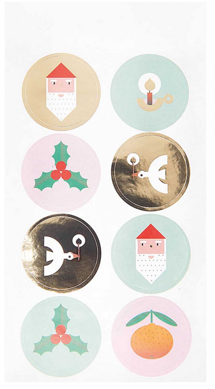Sticker Merry Christmas Figuren