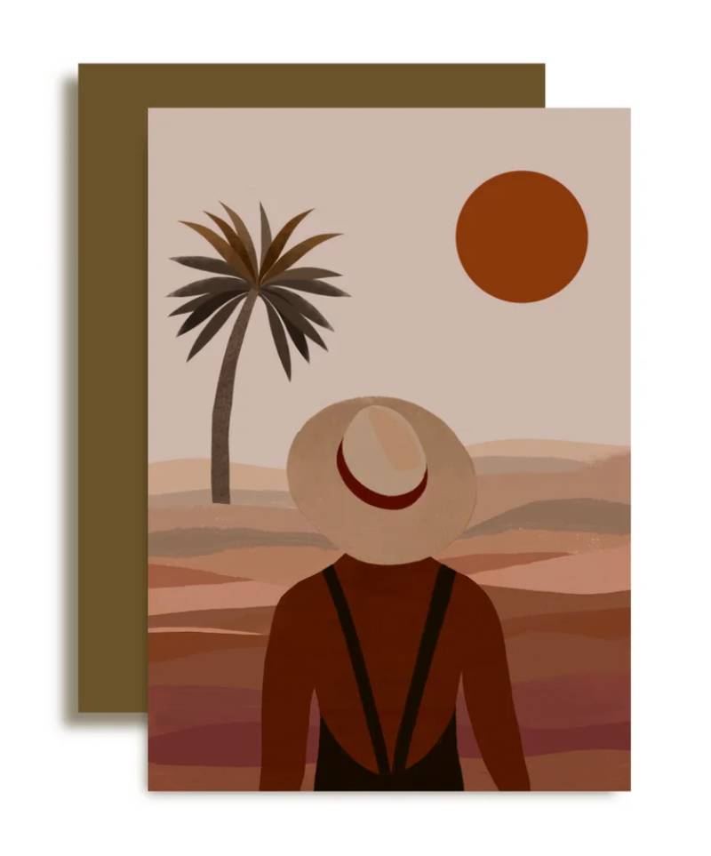 Sahara Karte (mit Umschlag)