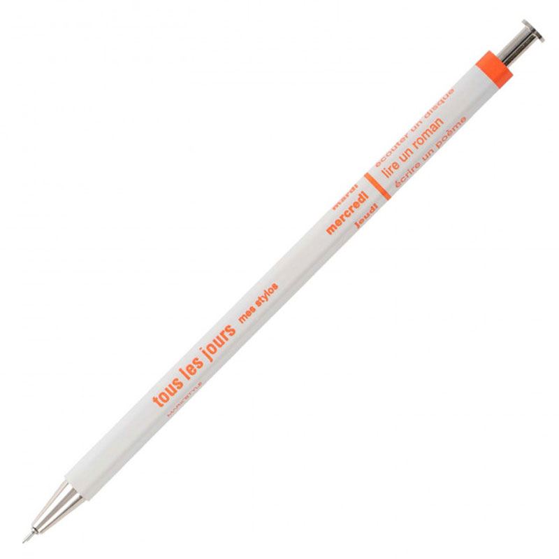 Ballpoint Pen DAYS // Cool Gray & Orange