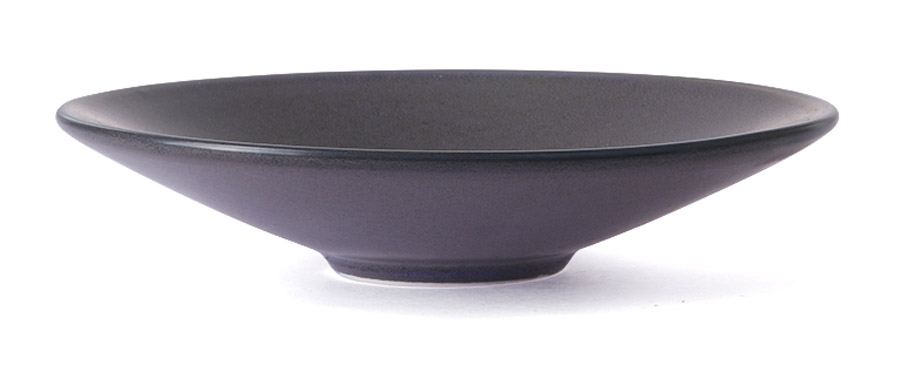 Home Chefs Ceramics: Flat Bowl Purple