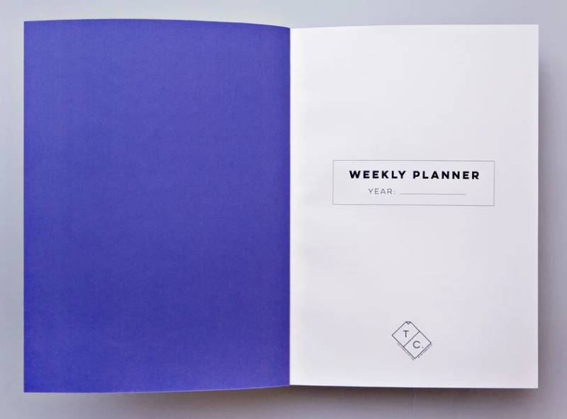 Ephemera No.1 Undated Weekly Planner Book