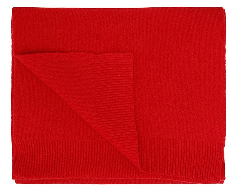 Merino Wool Schal Scarlet Red